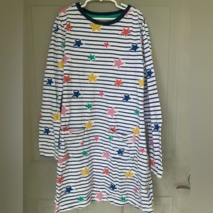 Mini Boden Stars and Striped dress